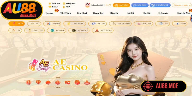Casino AU88 là chuyên mục mang đến trải nghiệm giải trí đỉnh cao