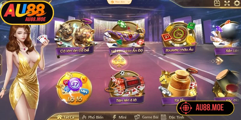 Tham gia sảnh game rất đơn giản với 3 thao tác cho anh em