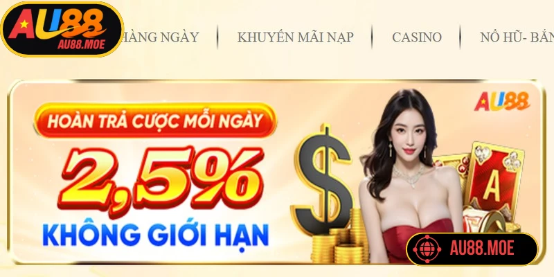 Điều kiện, quy tắc tính toán cho hoàn thua hàng ngày với lên tới 2%